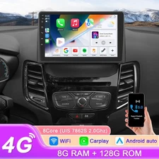 9'' 8+128G Carplay For Ford Fiesta 2009-2016 Android14 Car Stereo Radio GPS NAVI