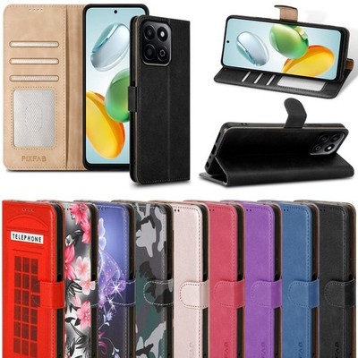 Custodia A Libro Xinyunew Per Honor 200 Lite – Cover In Pelle Con Portafoglio E Supporto, Blu