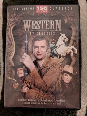 WESTERN TV CLASSICS DVD 150 Episodes Collection Buddy Ebsen Lon Chaney Jr Roy