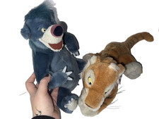 Disney Jungle Book Baloo the Bear 12" And Shere Khan 18  Vintage Plush