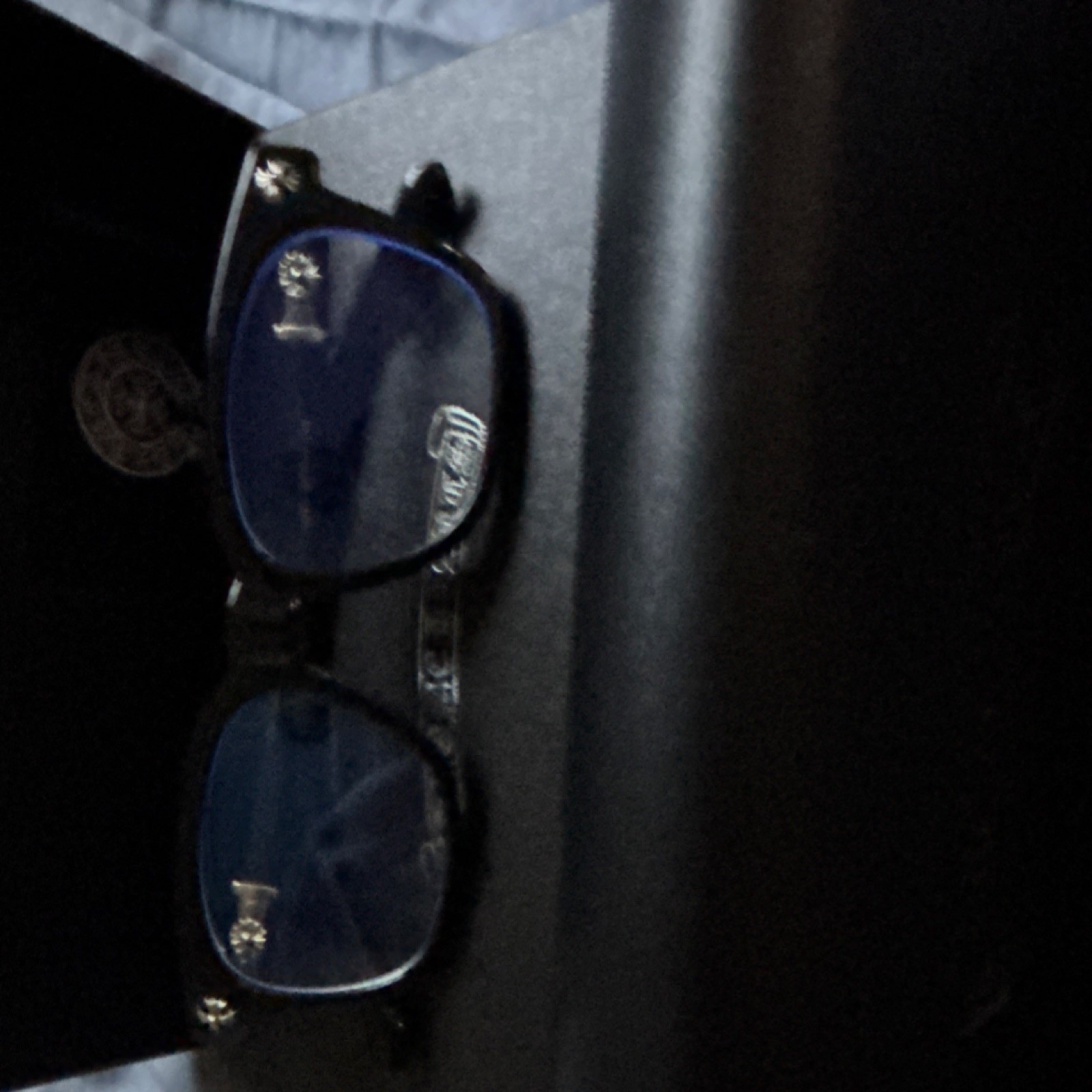 Chrome Hearts Black Metal Square Full Rim Eyeglasses Designer Frames thumbnail 5