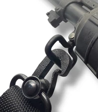 2pc Rigid QD Sling Hook Adapter 360° Turn Left/Right Hand Polymer Easy Install