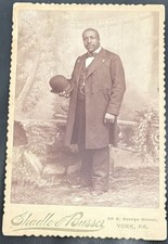 1880s GAR Black History Civil War 11th USCT Drummer Rev John Hector Writing Card