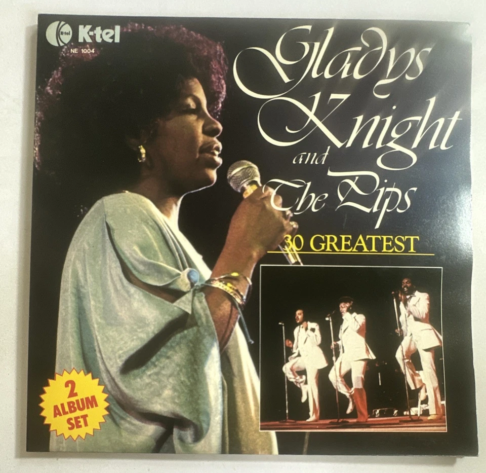 Gladys Knight and The Pips - 30 Greatest - Double Vinyl Record LP EX / EX  Con - Image 2 of 4