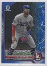 2022 Bowman Chrome Prospects Blue Shimmer Refractor 87/150 Luis Rodriguez 5aj