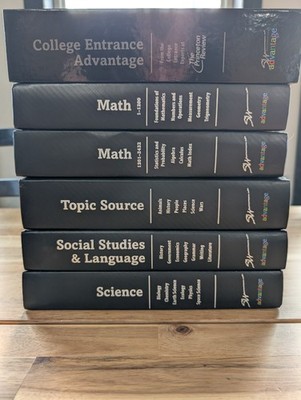 SW Southwestern Advantage Learning System 6 Book Lot Math Science Social Studies
