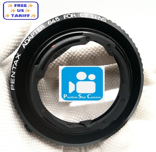 🎦👀✨Top MINT🎦👀✨ Pentax Mount Adapter 645 For 67 6x7 Mount Lens From JAPAN
