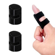 Small Trigger Finger Splint Kids 2 Pack , Thumb Splint Pinkie Finger Brace f...