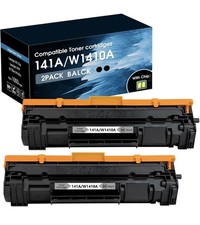 W1410A 141A Toner Cartridge Replacement for MFP M140w M139w M110w 2 Black