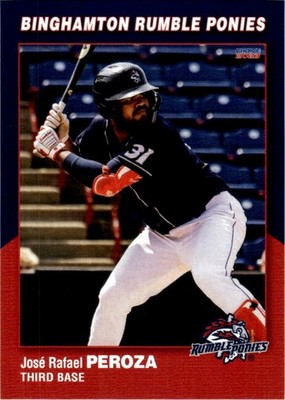 2023 Jose Rafael Peroza Choice Minor League Rookie RC Binghamton Rumble Ponies