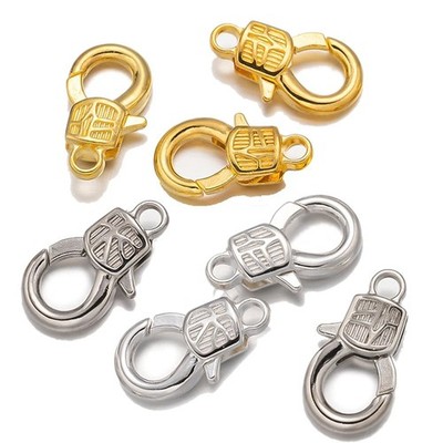 20PCS Large Heart Lobster Claw Clasps for DIY Bracelet Necklace Keychain Making