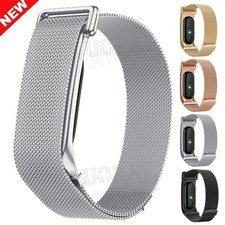 Stainless Steel Link Wrist Band For Google Fitbit Air 2026 Magnetic Metal Strap