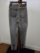 Vintage Jordache Jeans Acid Wash Tapered Ankle Zipper Womens SZ 9/10 High Waist
