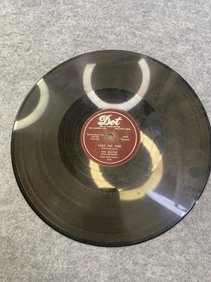 Dot 15435 Pat Boone Take The Time / Gee Whittakers 78 RPM Record