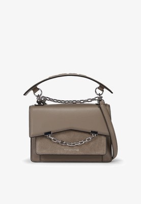 KARL LAGERFELD K/SEVEN GRAINY SUEDE - Umhängetasche - ash grey
