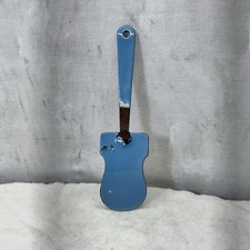 Blue And White Enamelware Toy Spatula Vintage