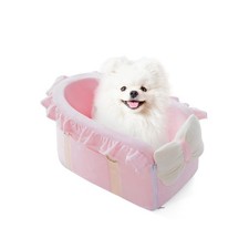 Jaoul Dog Car Seat for Small Dogs - Fully Detachable with Adjustable Straps C...