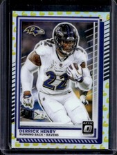 2025 Panini Donruss Optic Derrick Henry Flex Prizm #/199 Ravens