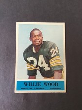 1964 Philadelphia Willie Wood #82 EX Packers Free Shipping