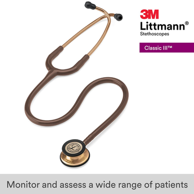 3M Littmann Classic III Monitoring Stethoscope, 5809, More than 2X