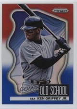 2022 Panini Prizm Old School Red White & Blue Ken Griffey Jr #OS-2 HOF 18t1
