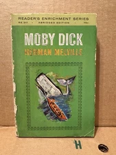 Moby Dick Vintage 1963 Reader’s Enrichment Series Paperback Book