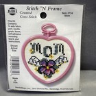 Counted Cross Stitch Kit 2734 Mom Stitch N Frame Nmi Nos Mom Flowers