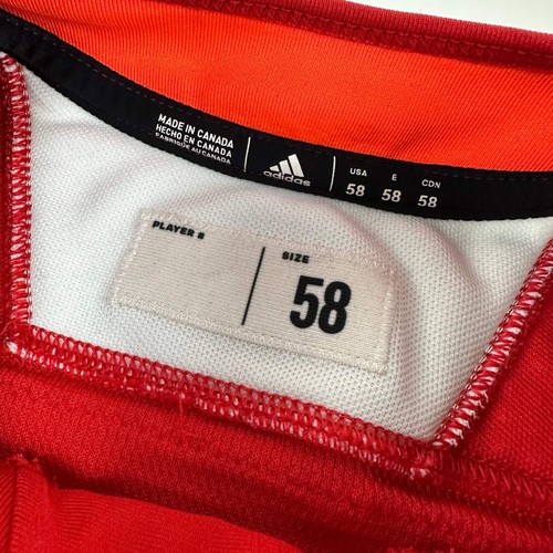 FELCMAN #75 - Red Chicago Blackhawks Practice Jersey - Adidas MIC Size 58 - 第 3/4 張圖片