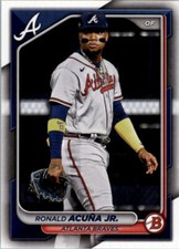 2024 Bowman Base Paper Ronald Acuna Jr. #32 Atlanta Braves MLB Baseball Card