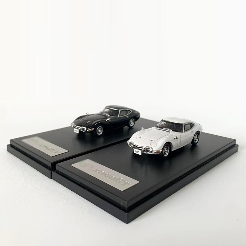 LCD 1:64 Model Car Toyota 2000GT Alloy Die-Cast Simulation Vehicle Collection