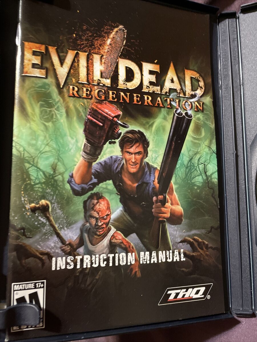 Evil Dead Regeneration PS2 PlayStation 2 CIB Complete Manual Game Excellent