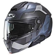 HJC i91 Carst Modular SunShield Motorcycle Helmet Gray XS Extra Small DOT USA