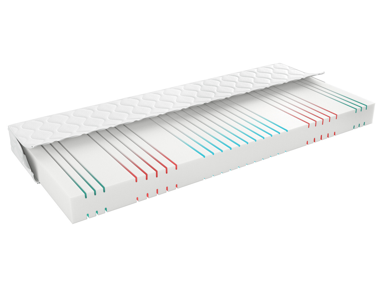 LIVARNO home 7-Zonen-Komfortmatratze, 90 x 190 cm, H2 - B-Ware  