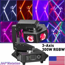 300W 6LED 360 Rotation Moving Head Light RGBW Beam Stage DMX Spot DJ Lighting DJ