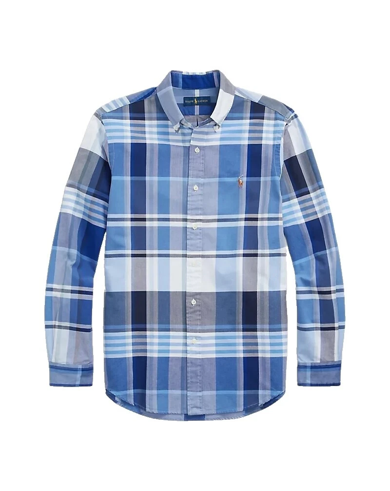 Cotton Polo informal con Botones camisas para hombres