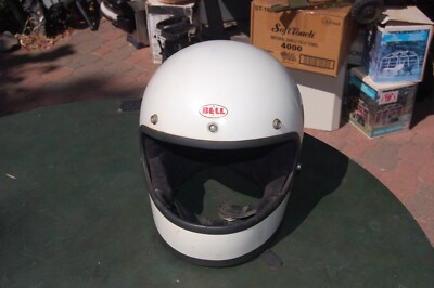 BELL STAR 120 ホワイトヘルメット Vintage Bell Star 120 WHITE Motorcycle Helmet | Size 7 5/8