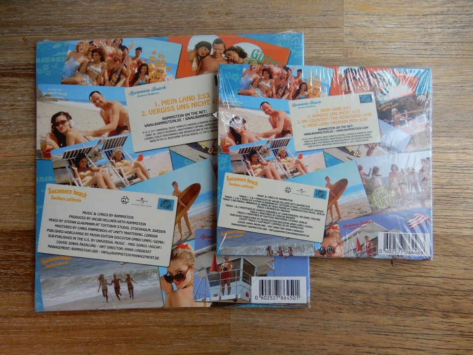 4 x RAMMSTEIN MEIN LAND VINYL CD HEFT POSTKARTEN TOUR BECHER SET KONVOLUT OVP - Bild 4 von 4