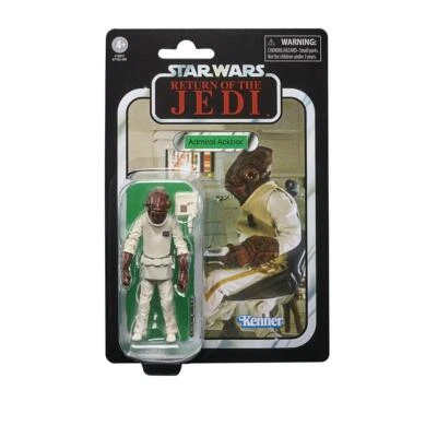Hasbro F18975 STAR WARS Vintage Admiral Ackbar Jedi Actionfigur, Sammelfigur