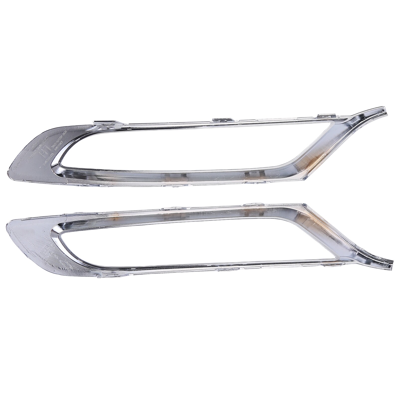 Bumper Trim Set For 2015-2022 Chrysler 300 Front Outer Center Applique Chrome