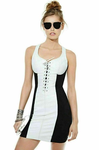 Leather Genuine Lambskin Dress 