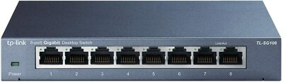 TP-Link 8 Port Gigabit Ethernet Network Switch (TL-SG108) Brand New