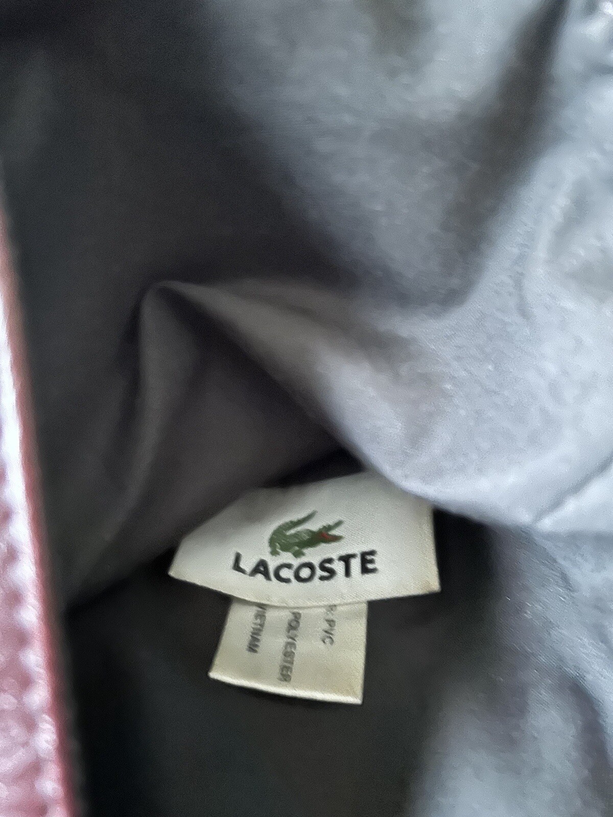 Lacoste brown leather messenger bag eBay
