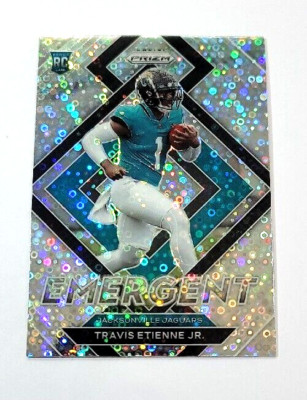 2021 Panini Prizm Travis Etienne Jr. Emergent Disco Prizm Rookie Jaguars #E-14