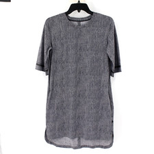 Lululemon Dress Women M/L Get It On Burlap Texture printed open back Lightweight