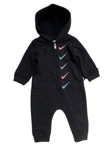 NWT NIKE Baby 1-PC Hooded Long Sleeve Romper, NEW STYLES; Sizes 3M thru 24M - Picture 31 of 34