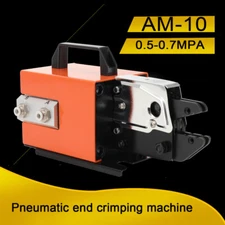 Pneumatic Wire Terminal Mobile Crimping Machine Air Powered Crimper +Foot Switch