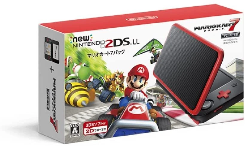 Nintendo 2ds with mario kart cheap 7