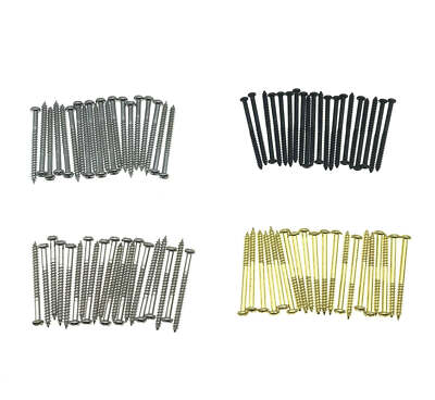 KAISH 20pcs Precision P Bass Jazz J Bass P90 Soap Bar Pickup Mounting Screws