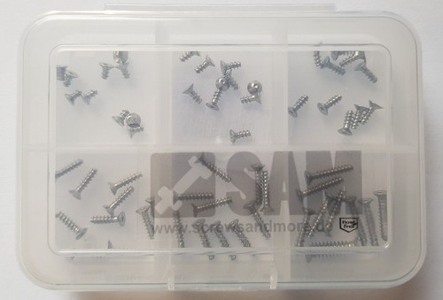 Schrauben für Kunststoffe TORX/KREUZSCHLITZ Linsen-/Senkkopf Set EDELSTAHL A2 - Bild 6 von 16