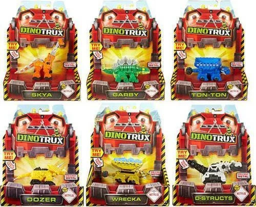 Mattel New Dinotrux Diecast Figure with box 
